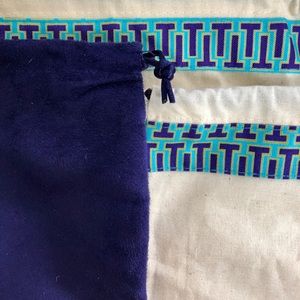 3 Tory Burch drawstring bags shoes/jewelry